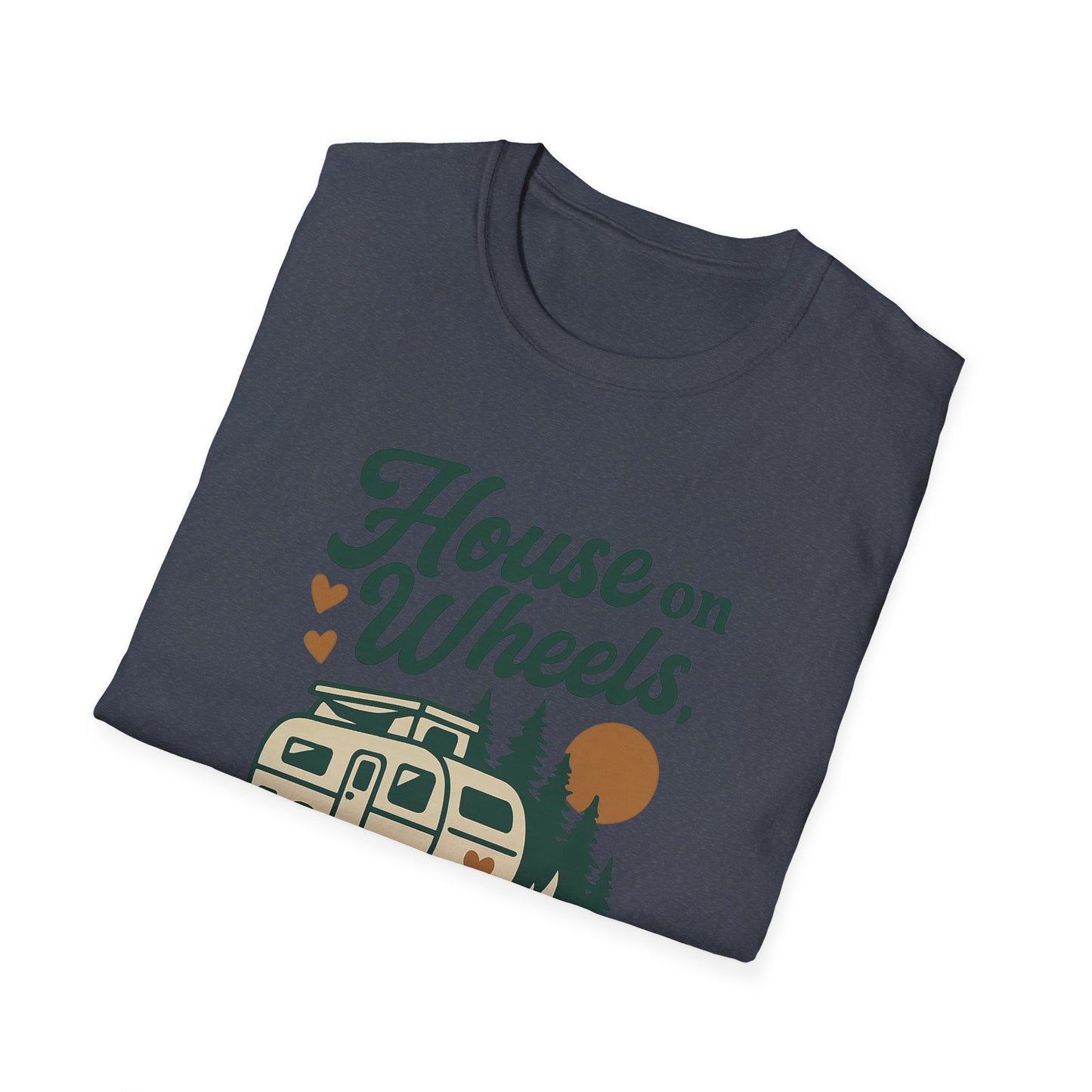 House on Wheels, Heart in Nature | T-Shirt