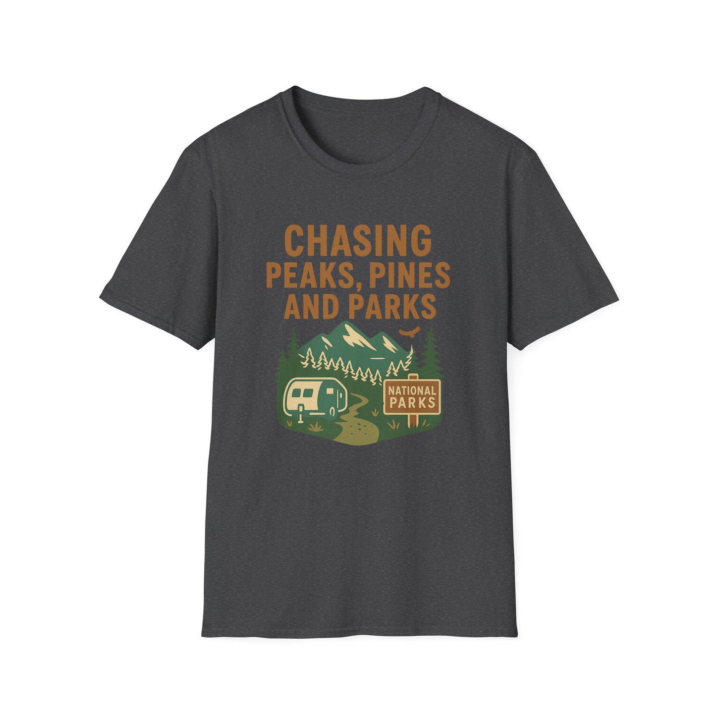 Chasing Peaks, Pines and Parks | T-Shirt