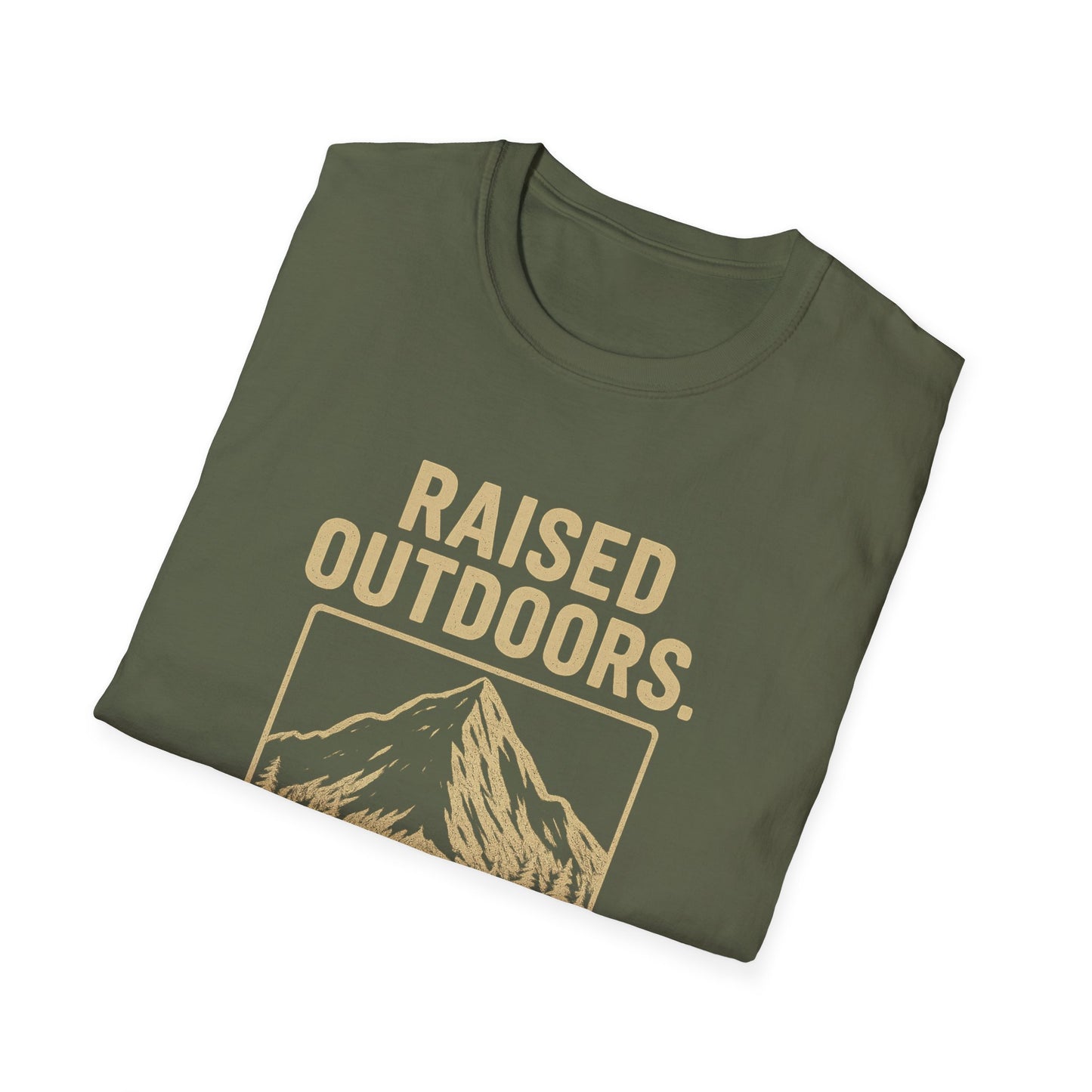 Raised Outdoors. Raised Right. | T-Shirt