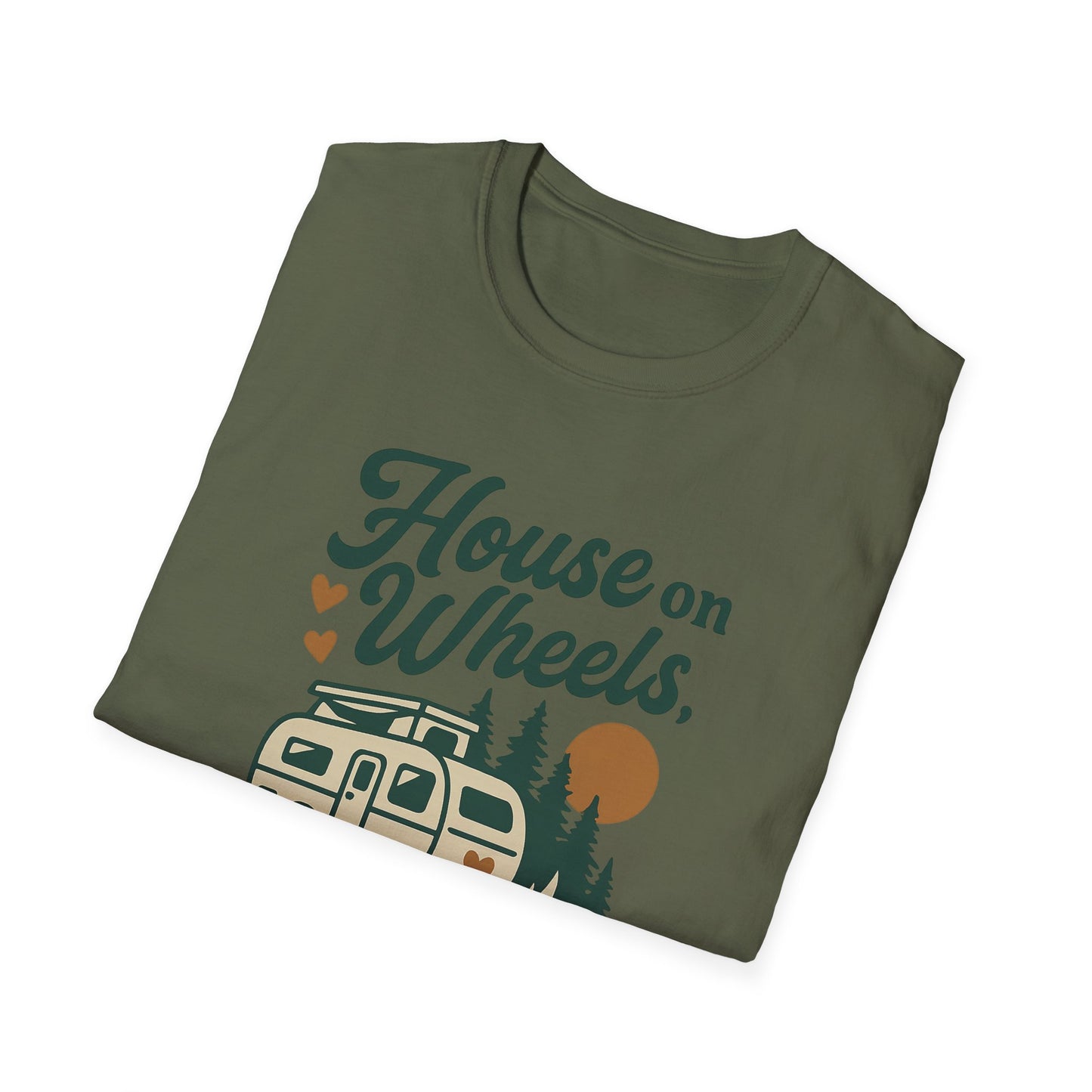 House on Wheels, Heart in Nature | T-Shirt
