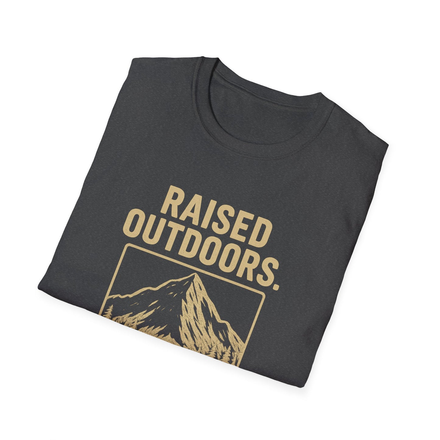 Raised Outdoors. Raised Right. | T-Shirt