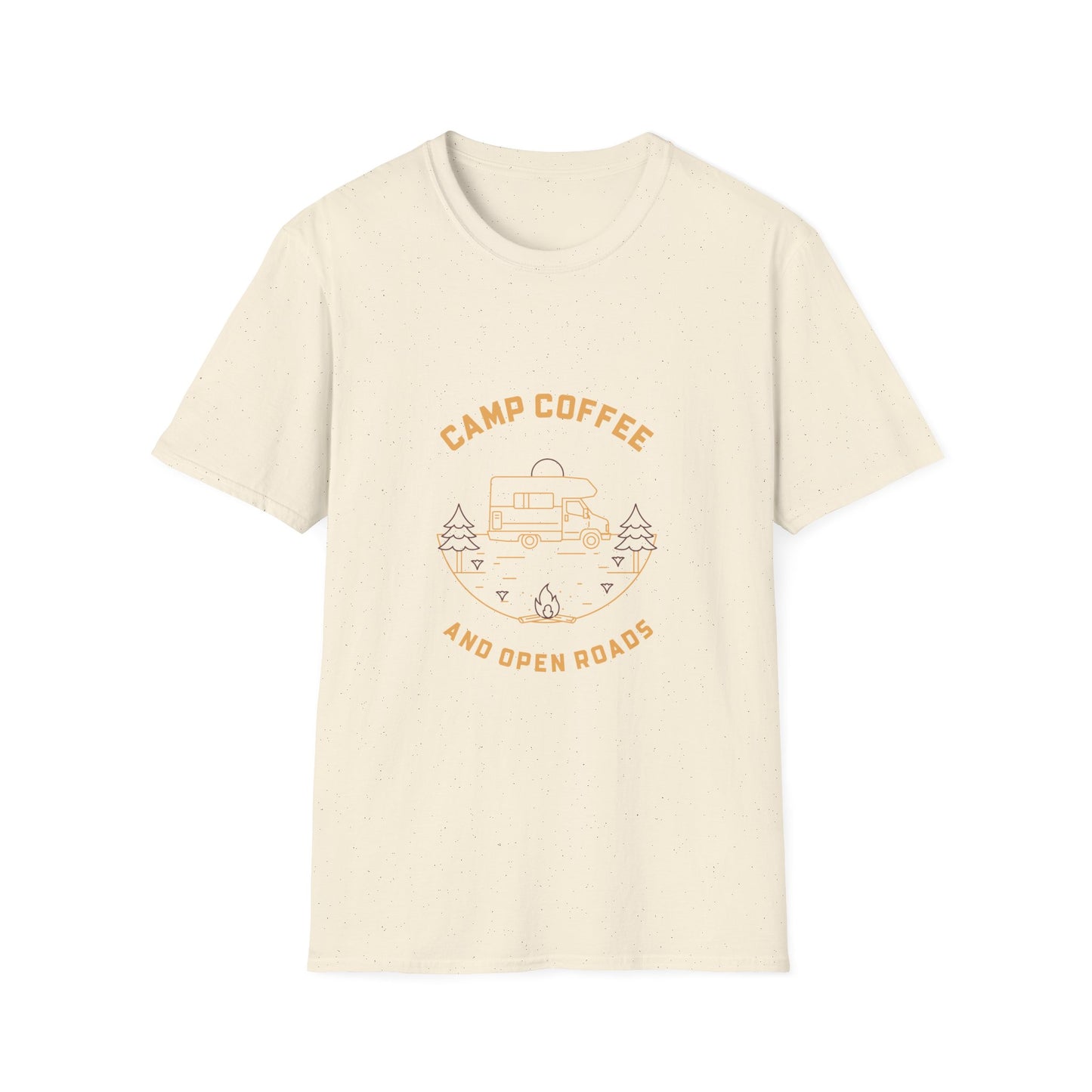 Camp Coffee and Open Roads | T-Shirt