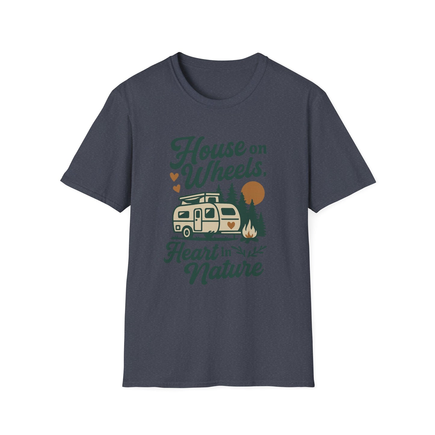 House on Wheels, Heart in Nature | T-Shirt