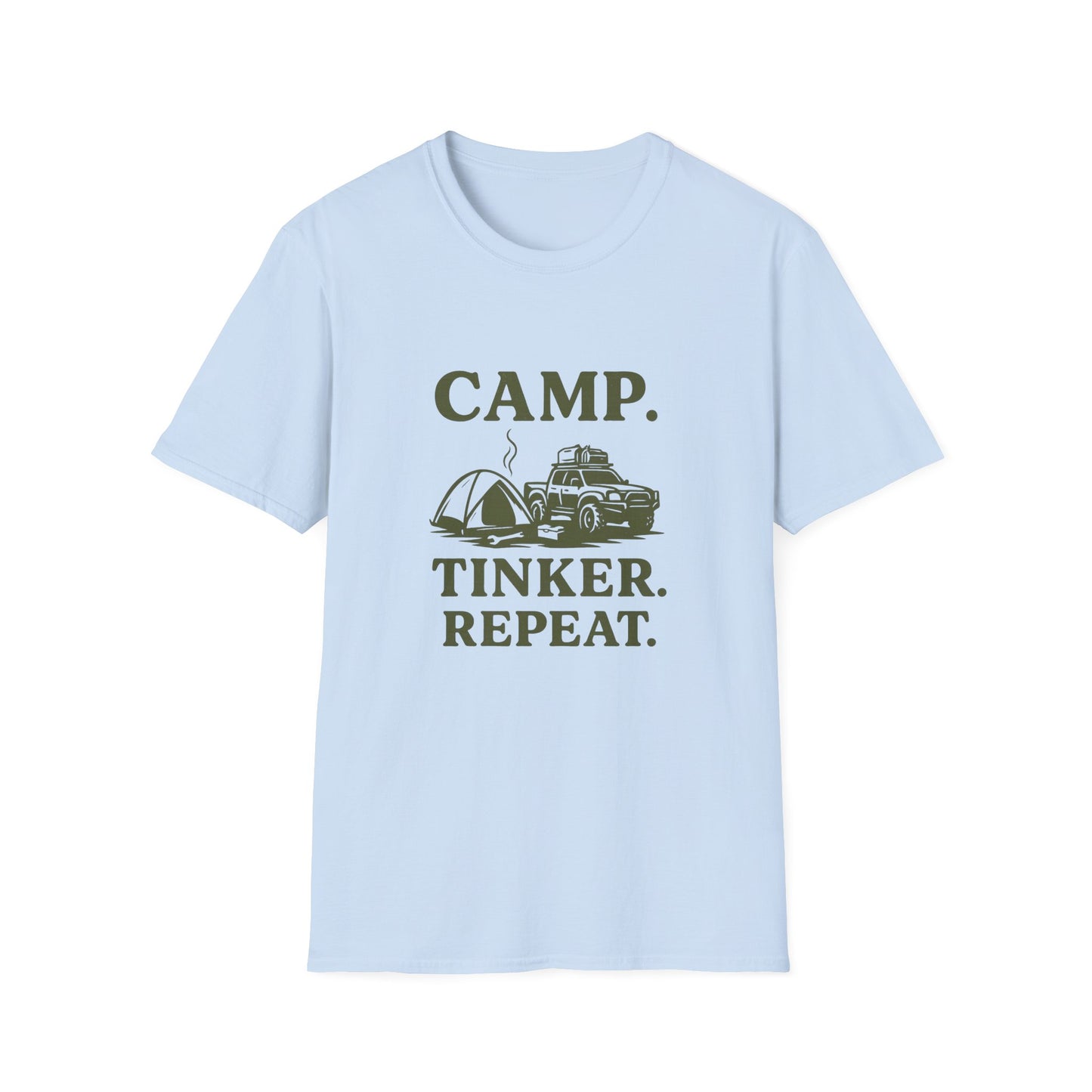 Camp. Tinker. Repeat. | T-Shirt