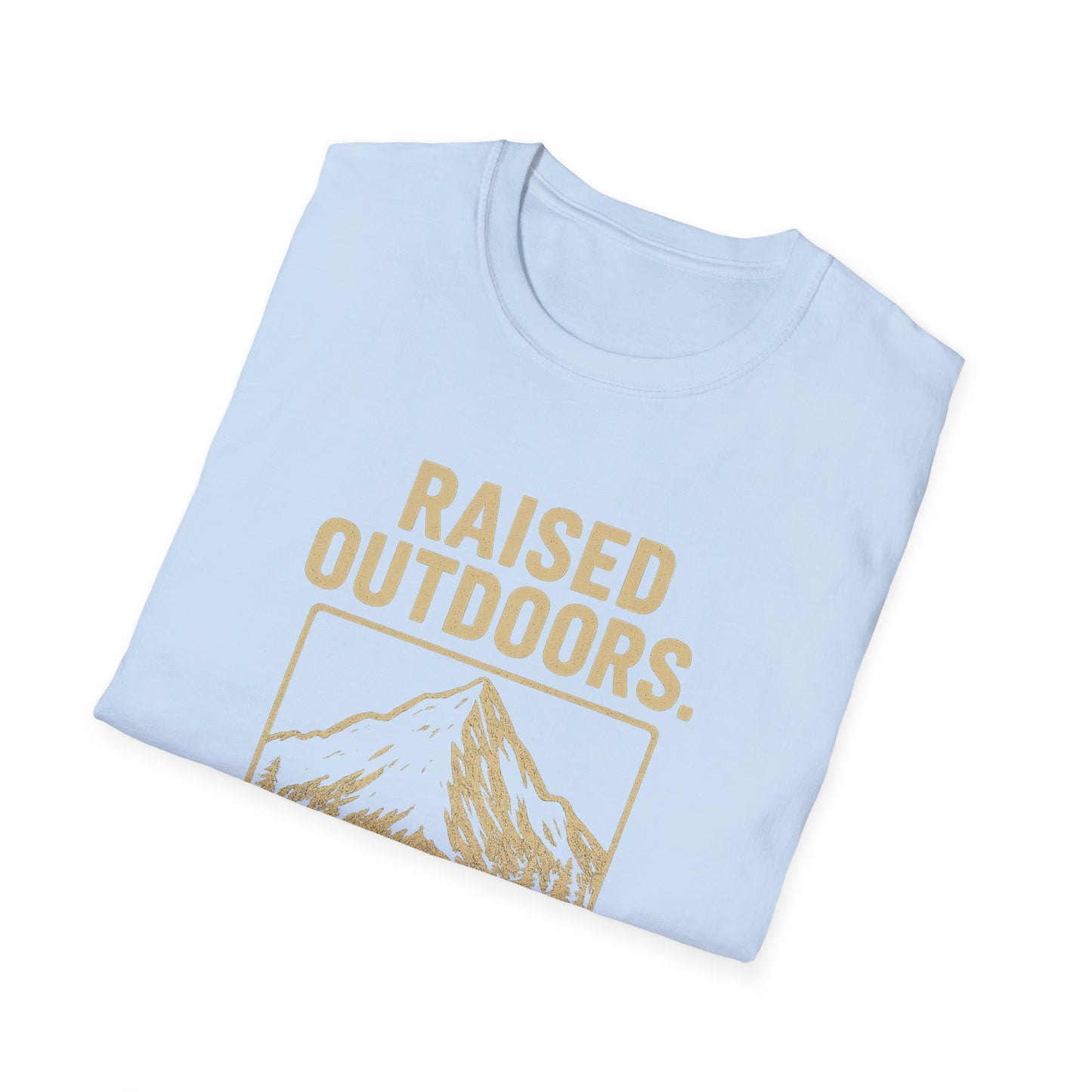 Raised Outdoors. Raised Right. | T-Shirt