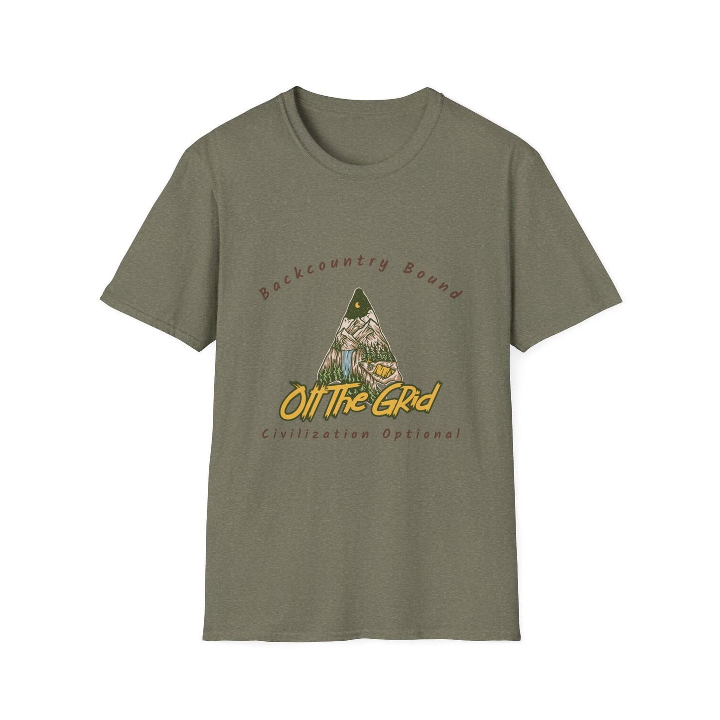 Backcountry Bound T-Shirt | Off-Grid Camping Tee for Outdoor Adventures