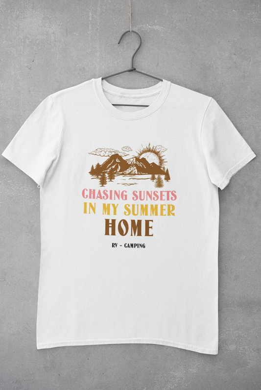 Chasing Sunsets T-Shirt | Outdoor Apparel For RV Campers